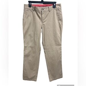 Women’s Athleisure Khaki Dockers Straight Leg Pants Mid Rise Size 10 Casual